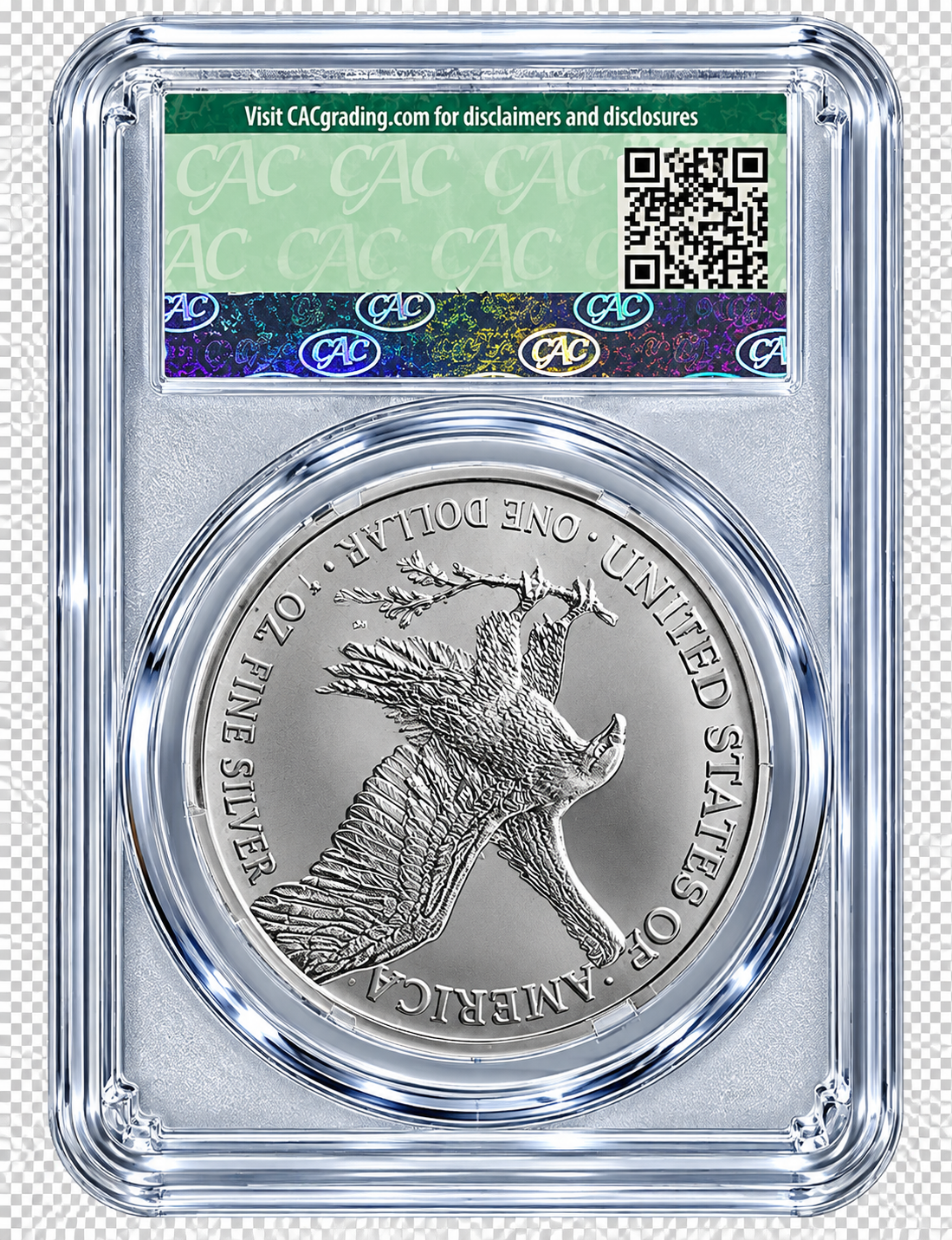 2024 American Silver Eagle CAC MS70 First Delivery (3 Entries to the GAW)