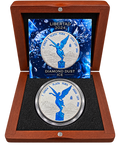 2024 Mexican Libertad 1 oz Silver – Diamond Dust Ice Blue Limited Edition (2 Entries to the GAW)