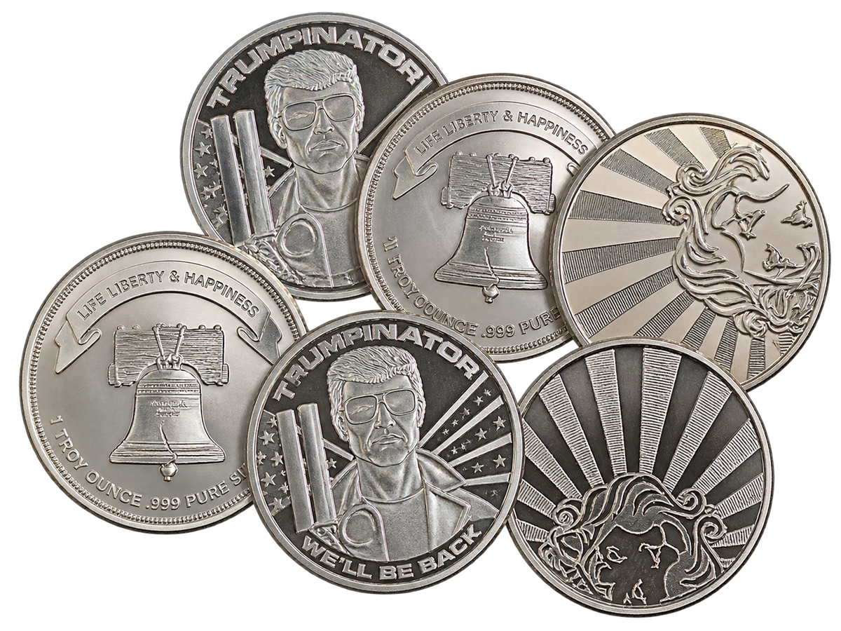 oz .999 Fine Silver Round – Random Design